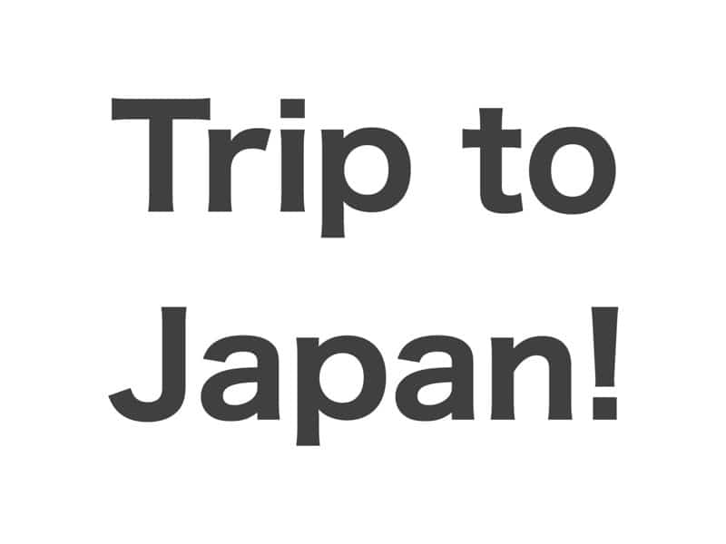 trip to Japan advice