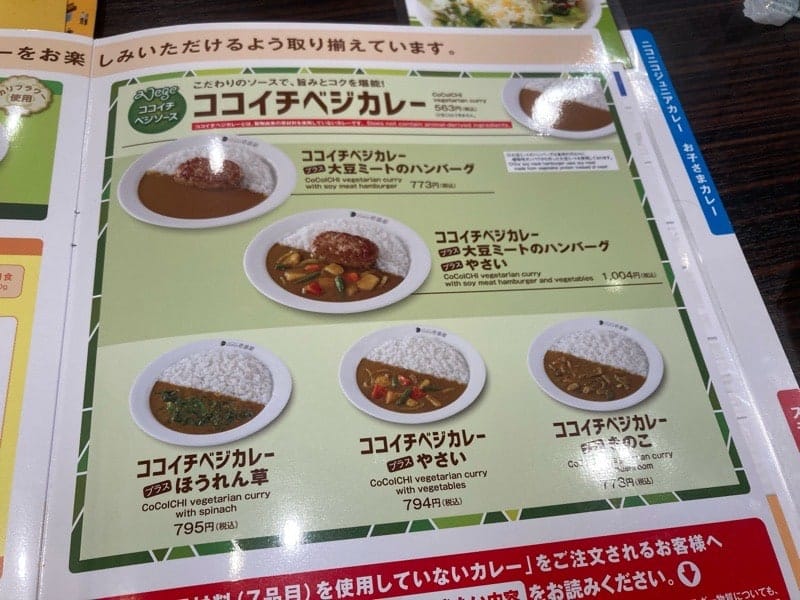 Coco ichiban curry vegan